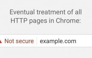 HTTP to HTTPS Chrome “Not Secure” warning