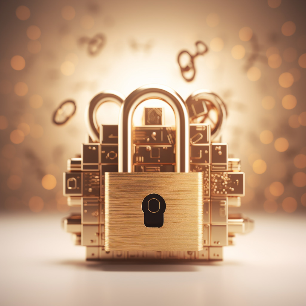 padlock cybersecurity security website